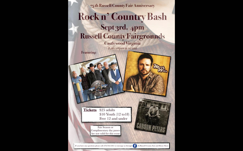 Rock n Country Bash flyer