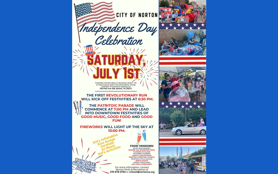 Norton Independence Day Celebration Flyer