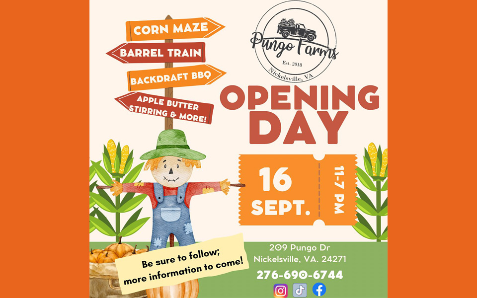 Pungo Farms - Opening Day Flyer