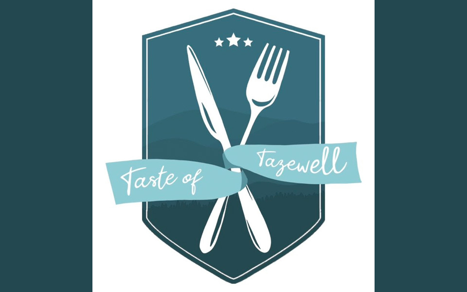 Taste of Tazewell logo - fork and knife