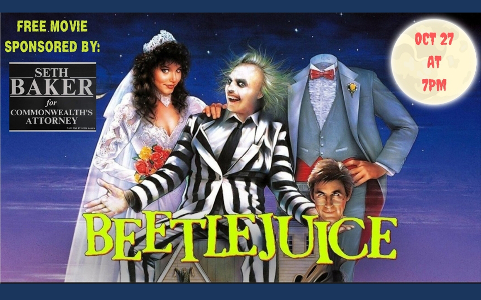 Beetlejuice - Jettie Baker Center flyer