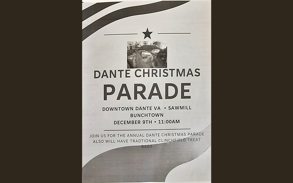 Dante Christmas Parade 2023 flyer