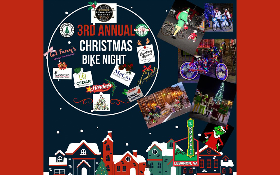 Christmas Bike Night 2023 flyer