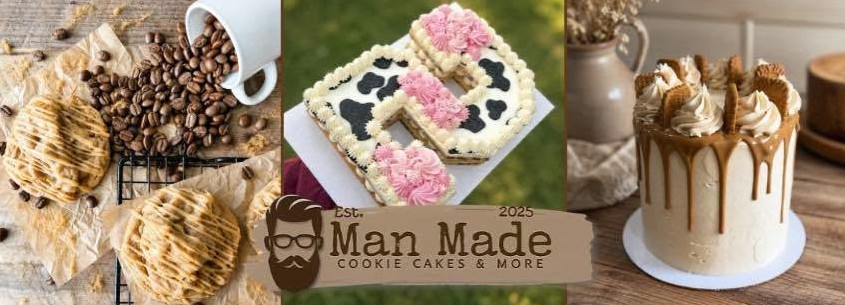 man made cookies and more